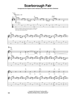 page one of Scarborough Fair/Canticle (Guitar Tab)
