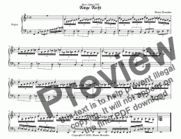 page one of Ringe Recht - Chorale Prelude