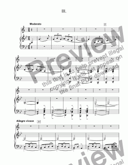 page one of Gliere - Horn concerto, 3d movt. Allegro vivace for 4-valves flugelhorn Bb & piano