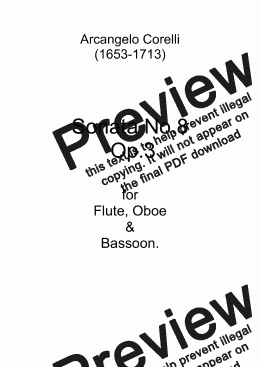 page one of Sonata No.8  Op.3