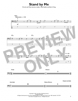 page one of Stand By Me (Easy Bass Tab)