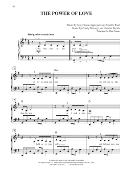 page one of The Power Of Love (Easy Piano)