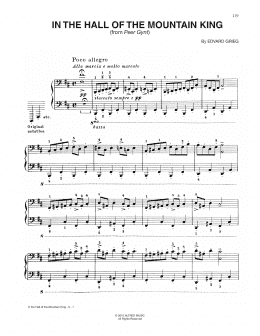 page one of In The Hall Of The Mountain King (Piano Solo)