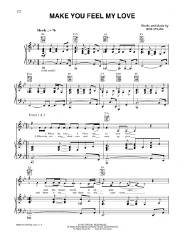 page one of Make You Feel My Love (Piano, Vocal & Guitar Chords (Right-Hand Melody))