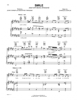 page one of Smile (Piano, Vocal & Guitar Chords (Right-Hand Melody))