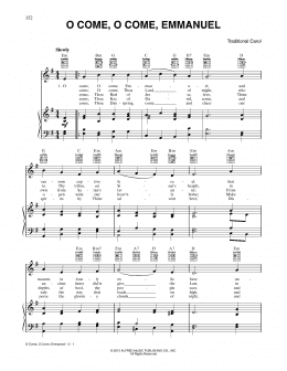 page one of O Come, O Come Immanuel (Piano, Vocal & Guitar Chords (Right-Hand Melody))