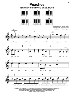 Peaches (from The Super Mario Bros. Movie) (Piano & Vocal) - Print Now