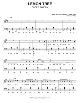 page one of Lemon Tree (Accordion)