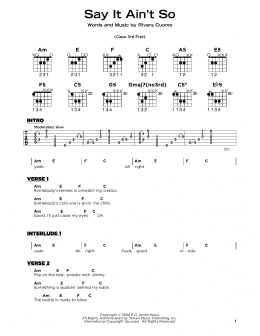 page one of Say It Ain't So (Really Easy Guitar)