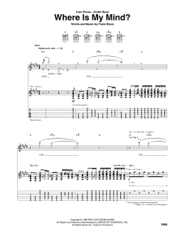 page one of Where Is My Mind? (Guitar Tab)