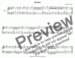 page one of Hyfrydol - Chorale Prelude