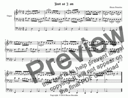 page one of Just as I am - Chorale Prelude