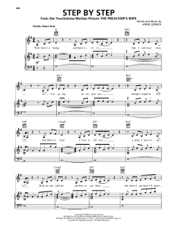 page one of Step By Step (Piano, Vocal & Guitar Chords (Right-Hand Melody))