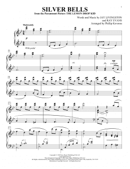 page one of Silver Bells (Piano Solo)