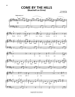 page one of Come By The Hills (Buachaill On Eirne) (Piano & Vocal)