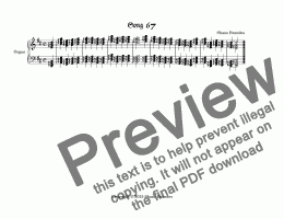 page one of Song 67 (II) - Chorale Prelude