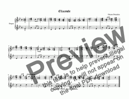 page one of  Ellacombe (I) - Chorale Prelude