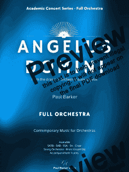 page one of Angelus Domini  (Full Orchestra)