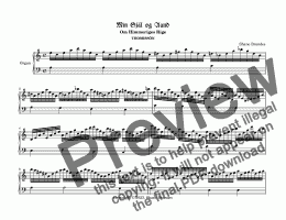 page one of Thomissön - Chorale Prelude