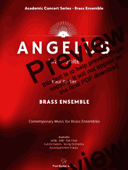 page one of Angelus  (Brass Ensemble)