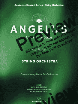 page one of Angelus (String Orchestra)