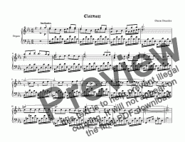 page one of Clairvaux - Chorale Prelude