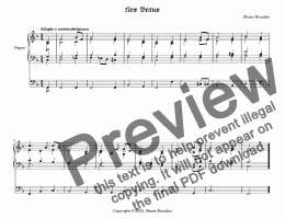 page one of New Britian (I) - Chorale Prelude