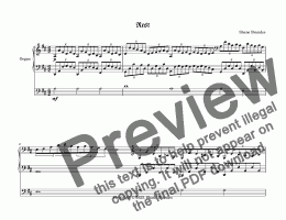 page one of Rest - Chorale Prelude