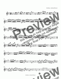 page one of Late Night Tale ( For Intermediate Flute )