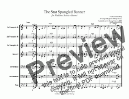 page one of The Star Spangled Banner