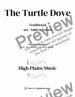 page one of The Turtle Dove