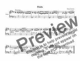 page one of Swabia (I)  - Chorale Prelude