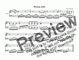 page one of Morning Hymn - Chorale Prelude