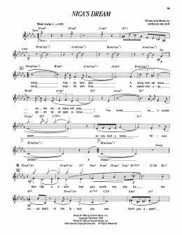 page one of Nica's Dream (Piano Transcription)