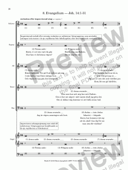 page one of Evangelium