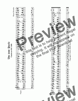 page one of Une jeune Pucelle, Canon - Chorale Prelude