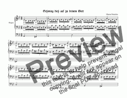 page one of  Schwing dich auf zu deinem Gott-Chorale Prelude