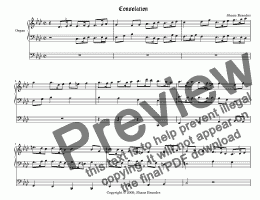 page one of Consolation-Chorale Prelude