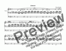 page one of Distress- Chorale Prelude