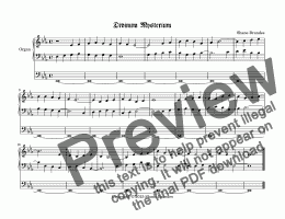 page one of Divinum Mysterium - Chorale Prelude