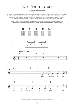 page one of Un Poco Loco (from Coco) (Ukulele)