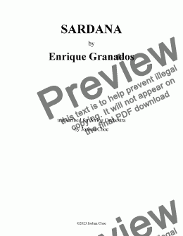 page one of 12 Danzas españolas: Sardana