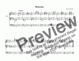 page one of Martyrdom (V) -Chorale Prelude