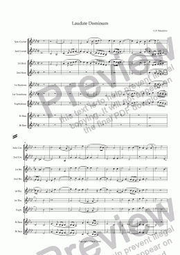 page one of Laudate Dominum