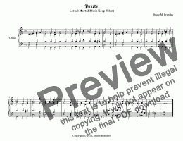 page one of Picardy - Chorale Prelude