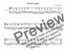 page one of Darwell's 148th - Chorale Prelude