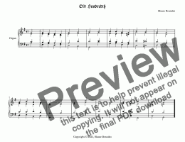 page one of Old Hundredth (IV) - Chorale Prelude