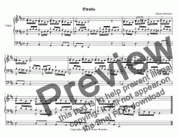 page one of Swabia (II)  - Chorale Prelude