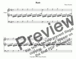 page one of Raabe - Chorale Prelude