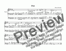 page one of Evan (III) - Chorale Prelude